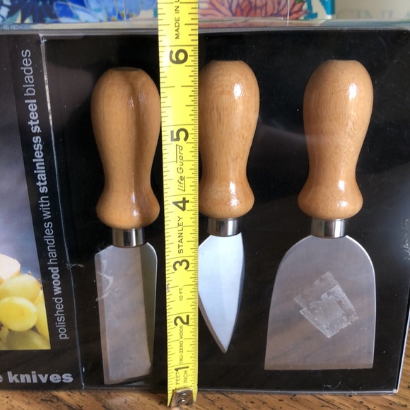 NEW Stainless Steel Vintage Cheese Knives - Picture 6 of 7